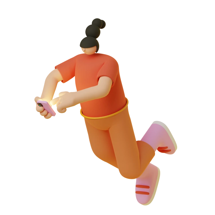 Person jumping illustration